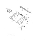 Diagram for 2 - Control Panel & Cooktop