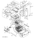 Diagram for 1 - Doors & Shelves