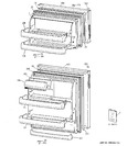 Diagram for 1 - Doors