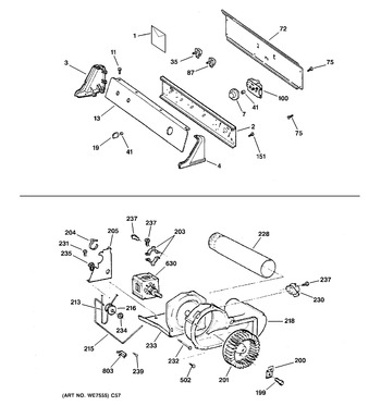 Diagram for NBXR463GB3WW