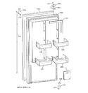 Diagram for 1 - Freezer Door