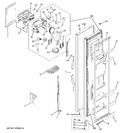 Diagram for 1 - Freezer Door