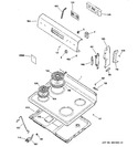 Diagram for 1 - Control Panel & Cooktop