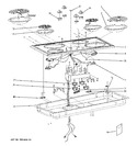 Diagram for 1 - Control Panel & Cooktop