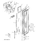 Diagram for 1 - Freezer Door