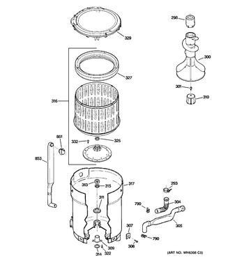 Diagram for WJRR4170E3WW