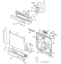 Diagram for 1 - Escutcheon & Door Assembly