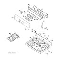 Diagram for 2 - Control Panel & Cooktop