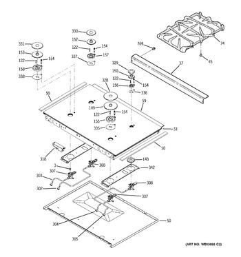 Diagram for J2C968WEK1WW