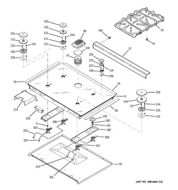 Diagram for JGS905TEK2WW