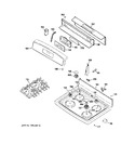 Diagram for 2 - Control Panel & Cooktop