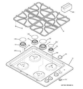 Diagram for JGP328WEK2WW