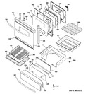 Diagram for 4 - Door & Drawer Parts