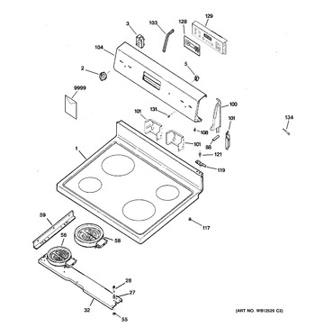 Diagram for JB600WK1WW