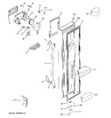 Diagram for 1 - Freezer Door