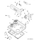 Diagram for 1 - Control Panel & Cooktop