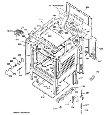 Diagram for JB600WK2WW