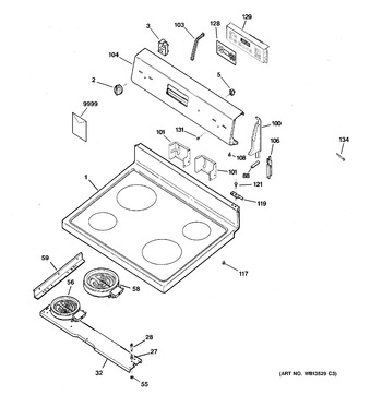 Diagram for JB600WK3WW