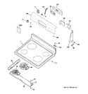 Diagram for 1 - Control Panel & Cooktop