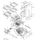 Diagram for 1 - Doors & Shelves