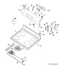 Diagram for 1 - Control Panel & Cooktop