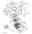 Diagram for 1 - Doors & Shelves