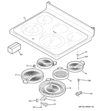 Diagram for JB710DM1WW