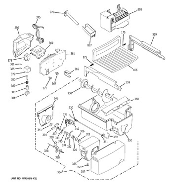 Diagram for PSK25NGSECWW