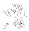 Diagram for 2 - Control Panel & Cooktop