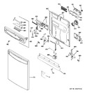 Diagram for 1 - Escutcheon & Door Assembly