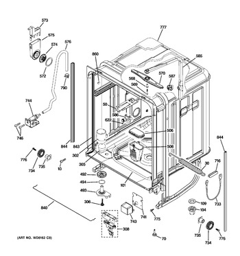 Diagram for PDW8600N00CC