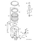 Diagram for 3 - Tub, Basket & Agitator