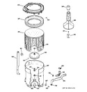 Diagram for 3 - Tub, Basket & Agitator