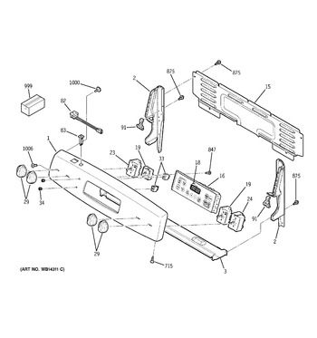 Diagram for JCBP68DM1WW