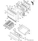 Diagram for 4 - Door & Drawer Parts