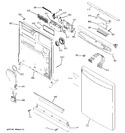 Diagram for 1 - Escutcheon & Door Assembly