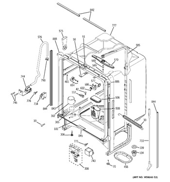 Diagram for PDW7900N15WW