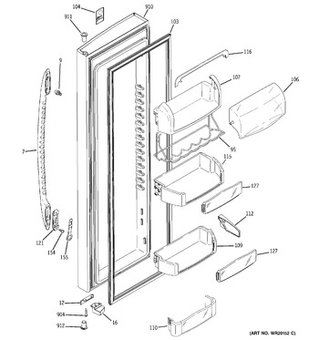 Diagram for PCF25NGWCWW