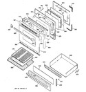 Diagram for 4 - Door & Drawer Parts