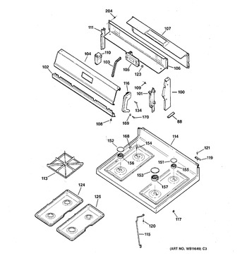 Diagram for JGBS23WEV1WW