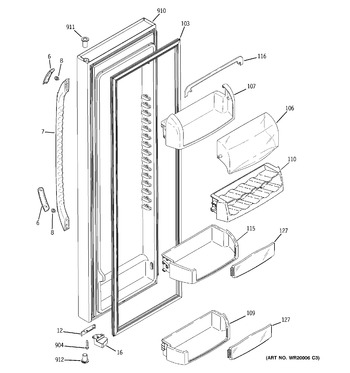 Diagram for GSF25KGWCBB