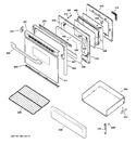 Diagram for 4 - Door & Drawer Parts