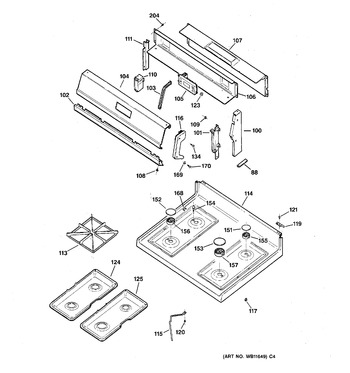 Diagram for JGBS23WEV4WW