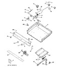 Diagram for 1 - Gas & Burner Parts