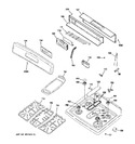 Diagram for 2 - Control Panel & Cooktop