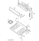 Diagram for 2 - Control Panel & Cooktop