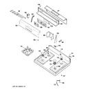 Diagram for 2 - Control Panel & Cooktop