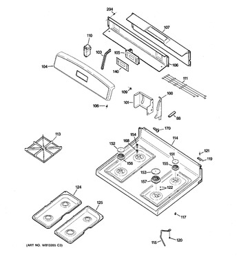 Diagram for JGBS24LEM1WW