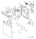 Diagram for 1 - Escutcheon & Door Assembly