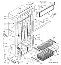 Diagram for 3 - Freezer Section, Trim & Components